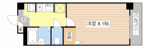 スマートコート南草津【219号室】の間取り