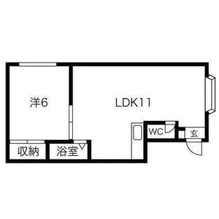 アルファコートI【101号室】の間取り