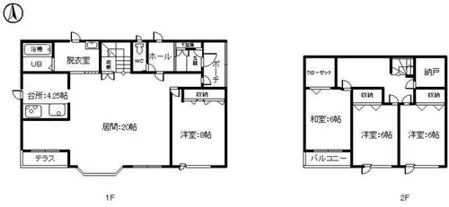 北海道河東郡音更町字下士幌北4線東【一戸建】の間取り