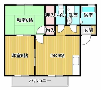 ハイツシエラ【203号室】の間取り
