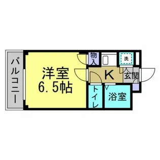 コーポはるB【202号室】の間取り