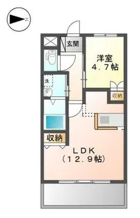 コンフォート・宇土【3階】の間取り