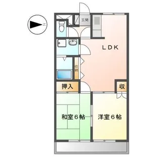 メゾン・ド・ファミーユ【2階】の間取り