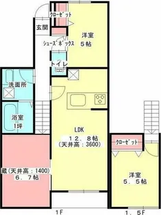 ル・グリ【1階】の間取り