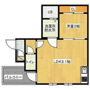 シェリム新瑞橋サウス【1階】の間取り