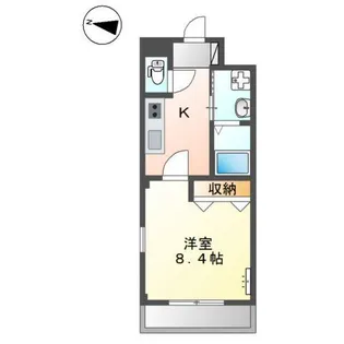 メルベージュ【2階】の間取り