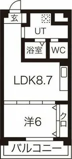 IIU361【102号室】の間取り