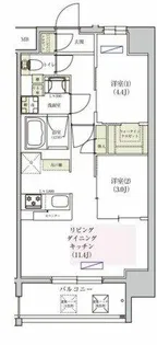 アーバネックス東梅田【11階】の間取り