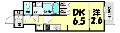 神戸元町Noah【3階】の間取り