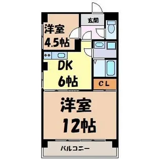 愛協ビル【6階】の間取り