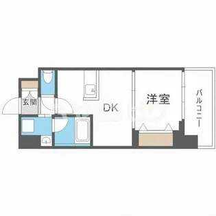 ヴィーナス今里【0304号室】の間取り