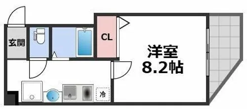 サンコート緑橋【301号室】の間取り