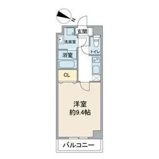 スカイコート桐林【1階】の間取り