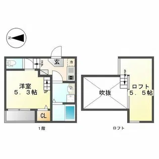 melumo【1階】の間取り