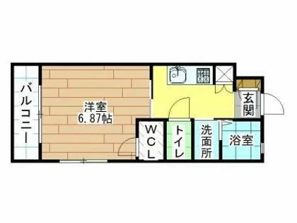 飛幡ブレイン【2階】の間取り