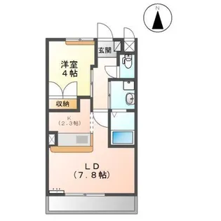 プランドール【2階】の間取り
