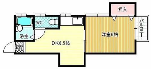 スマイル竹田【1階】の間取り