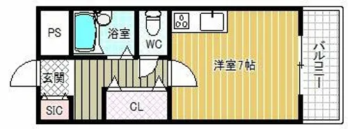 サンファミール【3階】の間取り