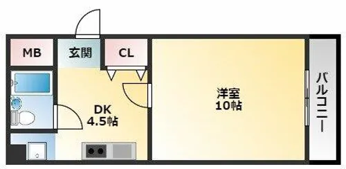 ODESSA流町【4階】の間取り