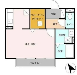 ホワイトヘロン【1階】の間取り