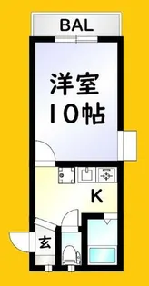 オリエンタル南小倉【3階】の間取り