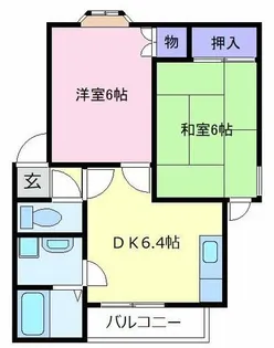 大阪府羽曳野市野々上4丁目【マンション】の間取り