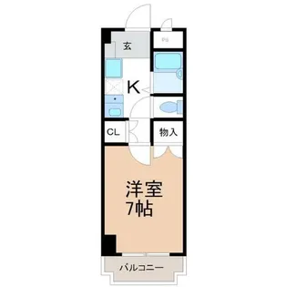 パレス三宝(三河安城)【702号室】の間取り