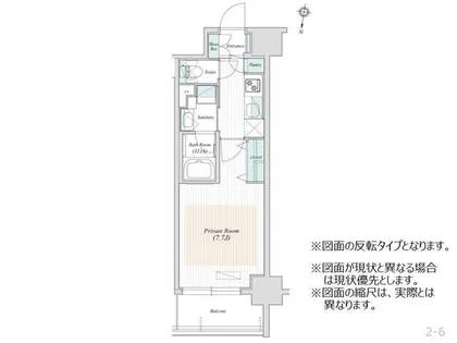 アーバネックス堂島【9階】の間取り