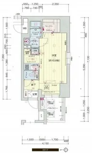 プレサンス桜通ザ・タイムズ【4階】の間取り