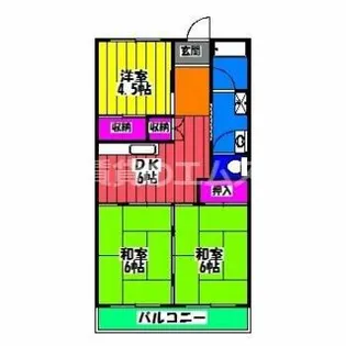 北辰ビル【203号室】の間取り