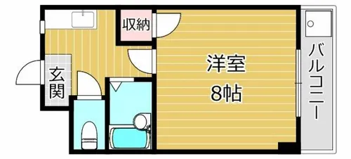 マンションはるか【202号室】の間取り