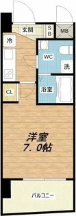 セレニテ阿波座ミラク【15階】の間取り