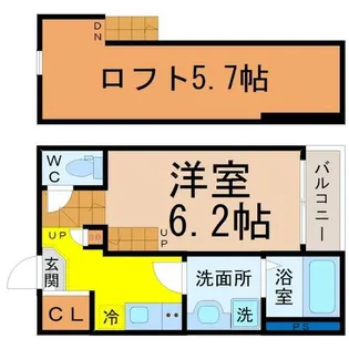 ザ・レジデンス原【1階】の間取り