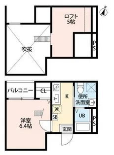 メゾン・ド・カナール【2階】の間取り