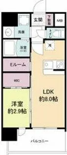 セレニテ天六ミラク【7階】の間取り