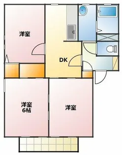ユトリロ牛川【2階】の間取り
