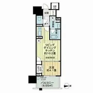 ザ・グランアルト栄【8階】の間取り