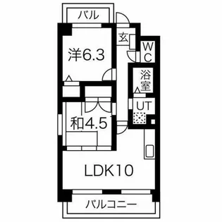 Casagrande【3階】の間取り