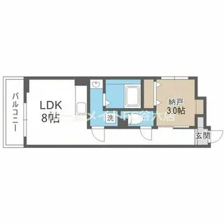 S-MOVE大阪鶴見【3階】の間取り