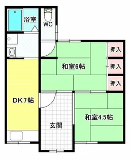 大阪府柏原市古町1丁目【一戸建】の間取り