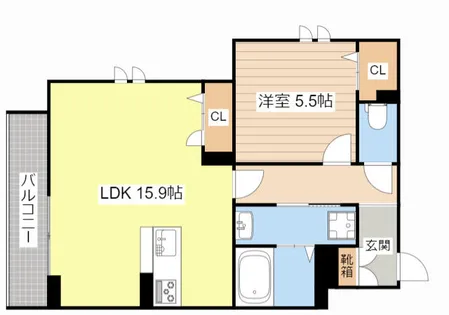 グランラック【0306号室】の間取り