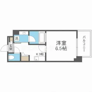 StoRKResidence昭和町【6階】の間取り
