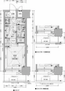 プレサンス天神橋ラ・デュアル【5階】の間取り