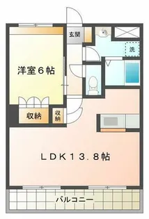 コーポ・サカシタA棟【2階】の間取り