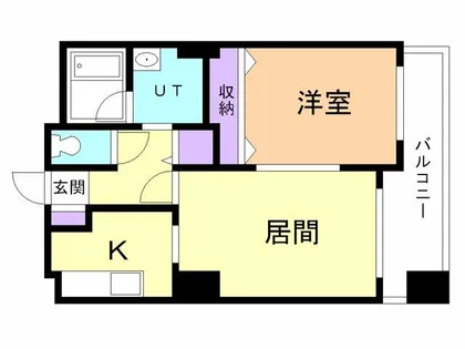 サンヴェール中央【403号室】の間取り