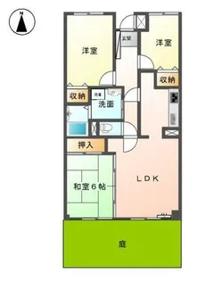 グランシャリオ氷上1番館【1階】の間取り