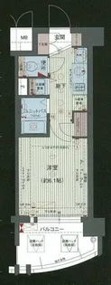 プレサンス天満ステーションフロント【2階】の間取り
