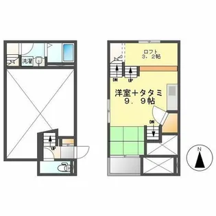 レイディエンス庄内通(RadIAnce庄内通)【2階】の間取り