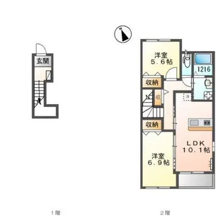 West House III【2階】の間取り