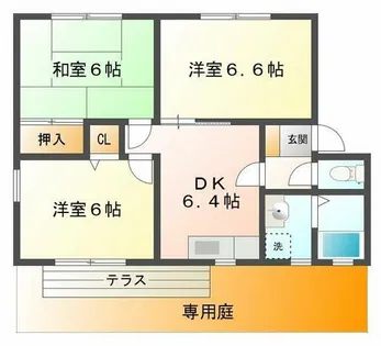 パセオKANEHIRO【2階】の間取り